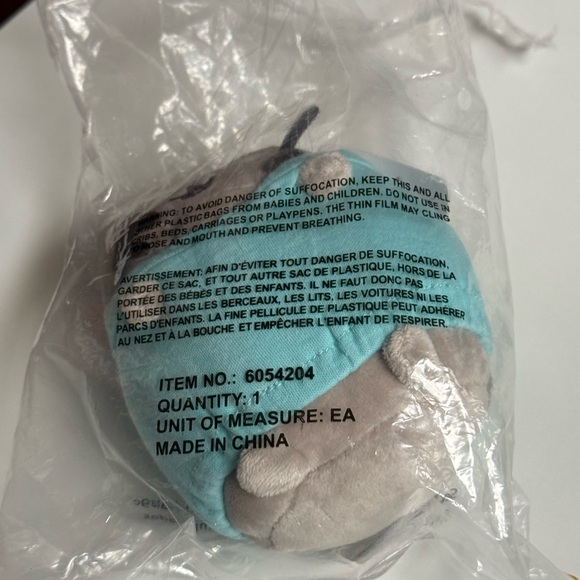 Pusheen The Cat with Teal Hoodie Plush 5” - Picture 9 of 14